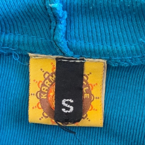 Nepal Artisan Festival Hippie Hoodie Embroidered Cotton Flowers Boho Patchwork - Picture 6 of 8